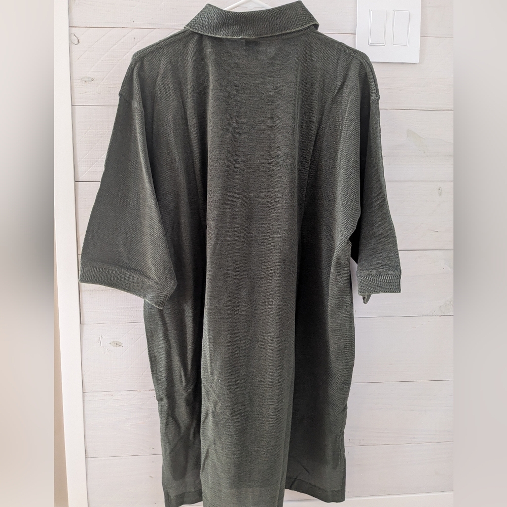 🏞️ NWT Tri-Mountain Men's Green Polo Shirt; Size: Large Tall - Picture 7 of 7